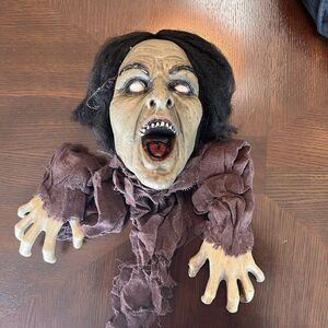 Prextex Crawling Zombie Halloween Prop Groundbreaker Scary Yard Decoration